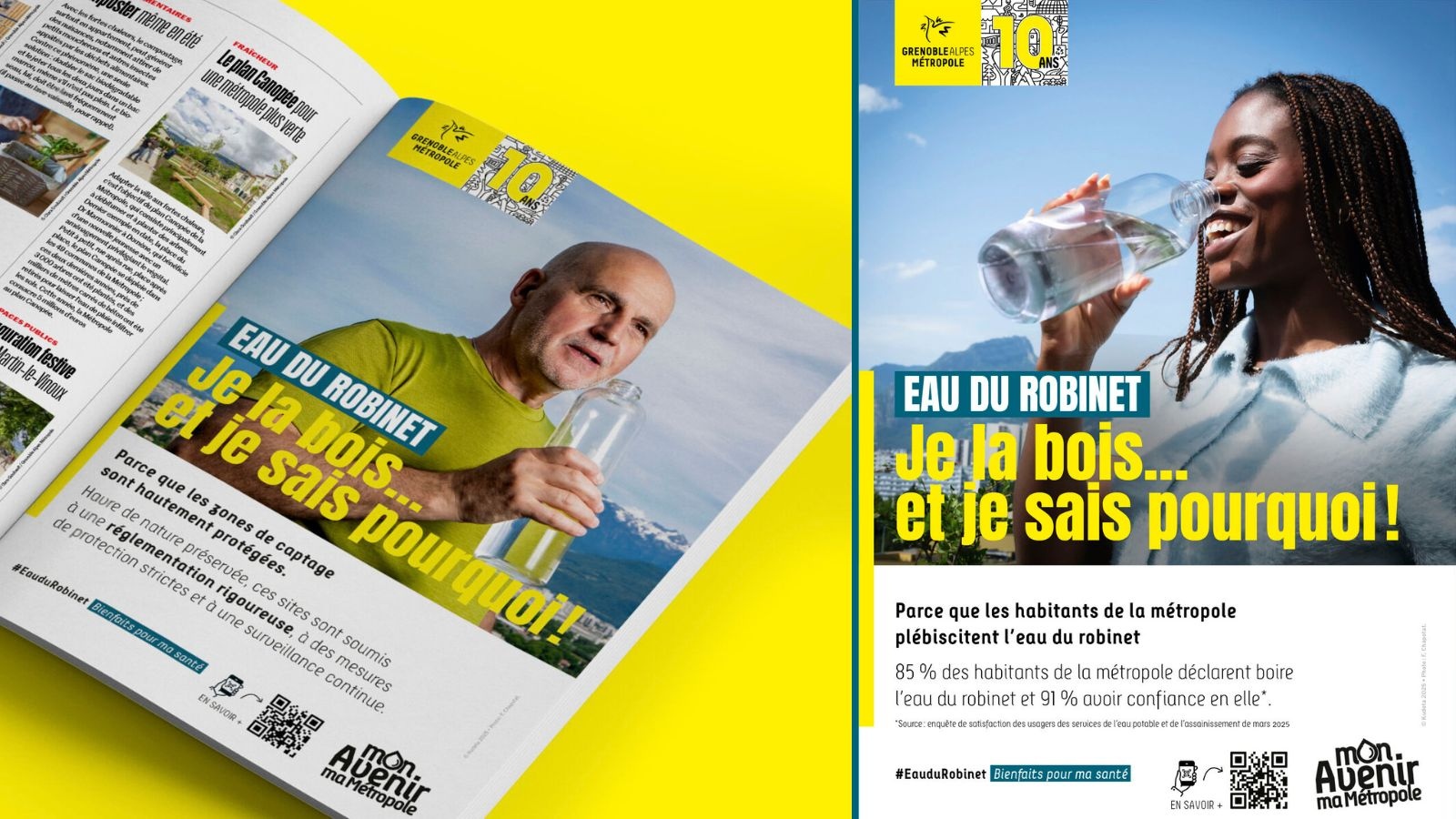 Grenoble Alpes Métropole défend son eau à la source