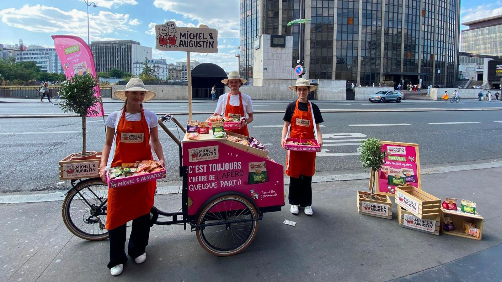 Strada Marketing dans les rues pour Michel et Augustin