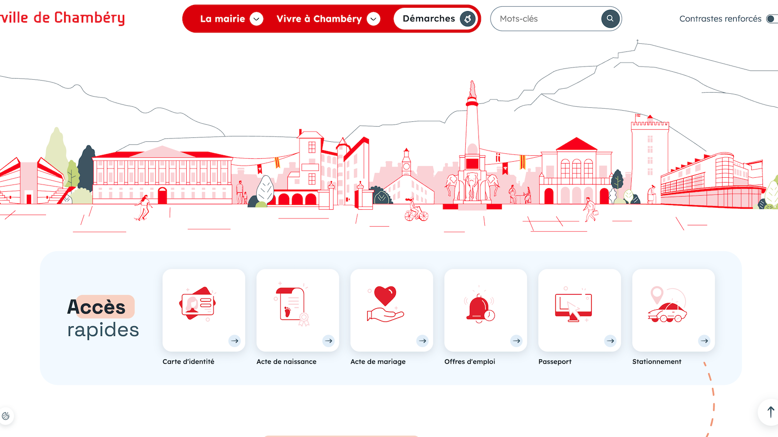 Chambéry fait évoluer son site web