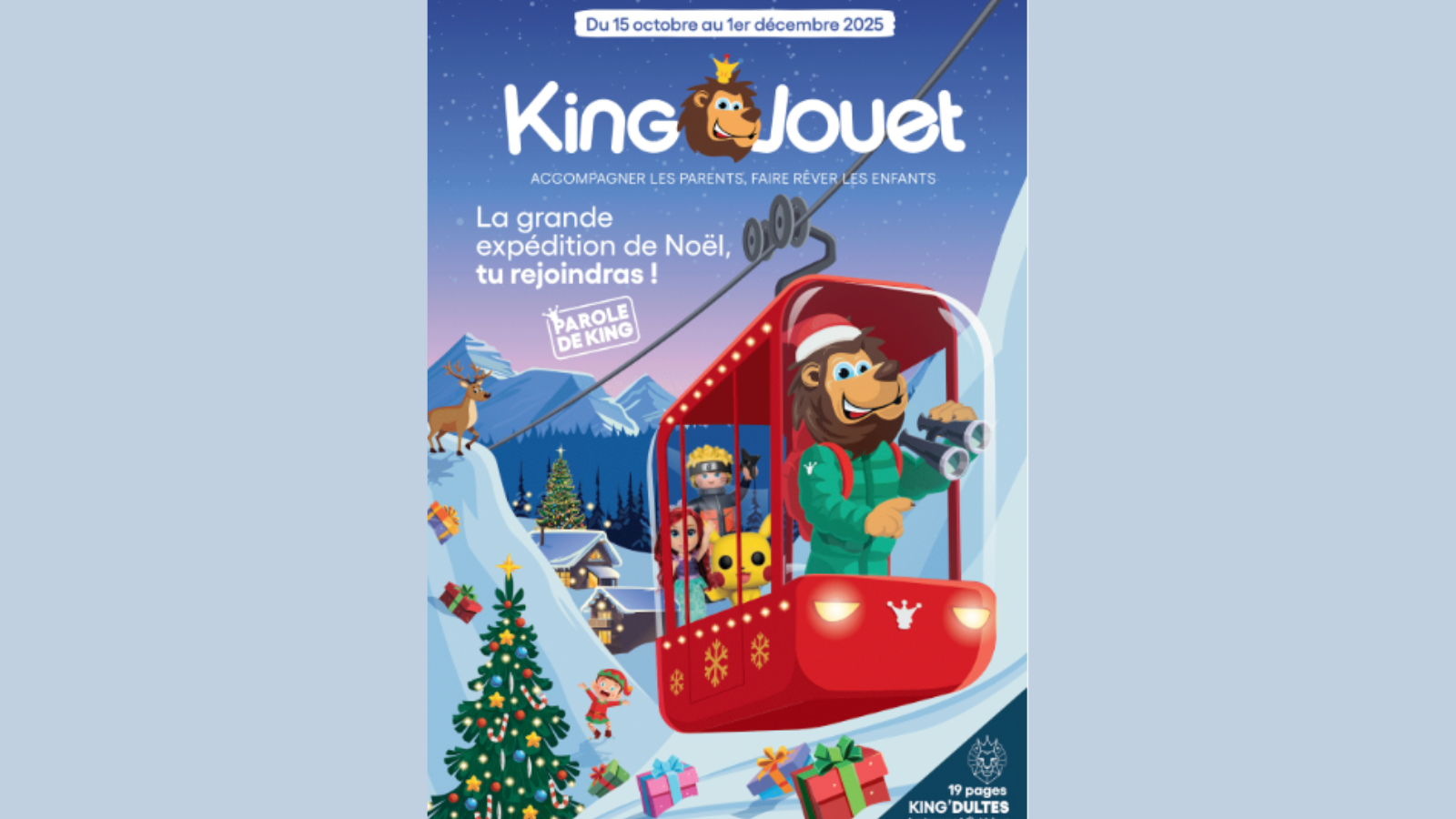 King Jouet sonne l'heure des fêtes avec son catalogue