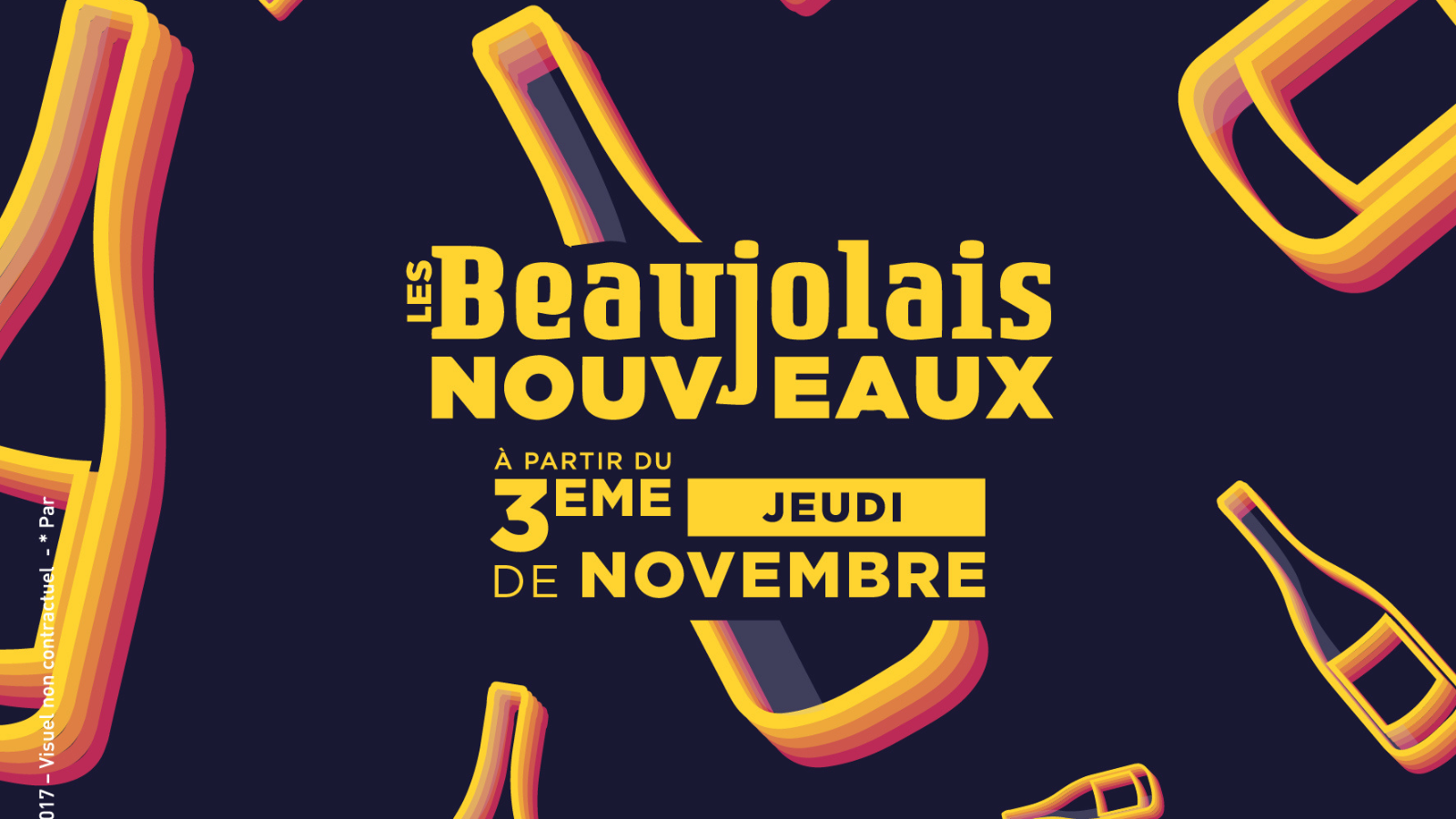 Le beaujolais nouveau arrive bientôt et le fait savoir