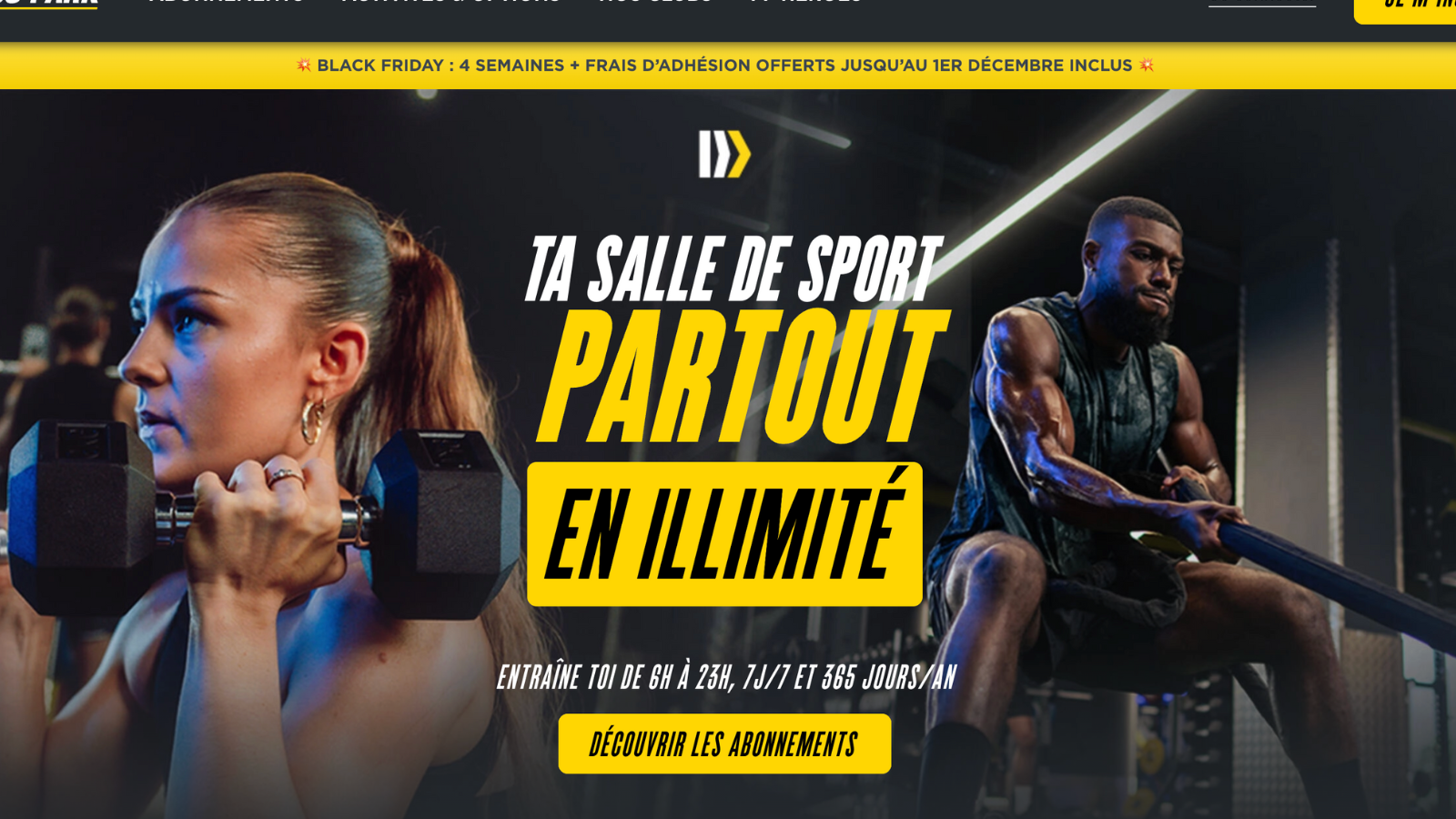 La Haute Société revoit le site de Fitness Park