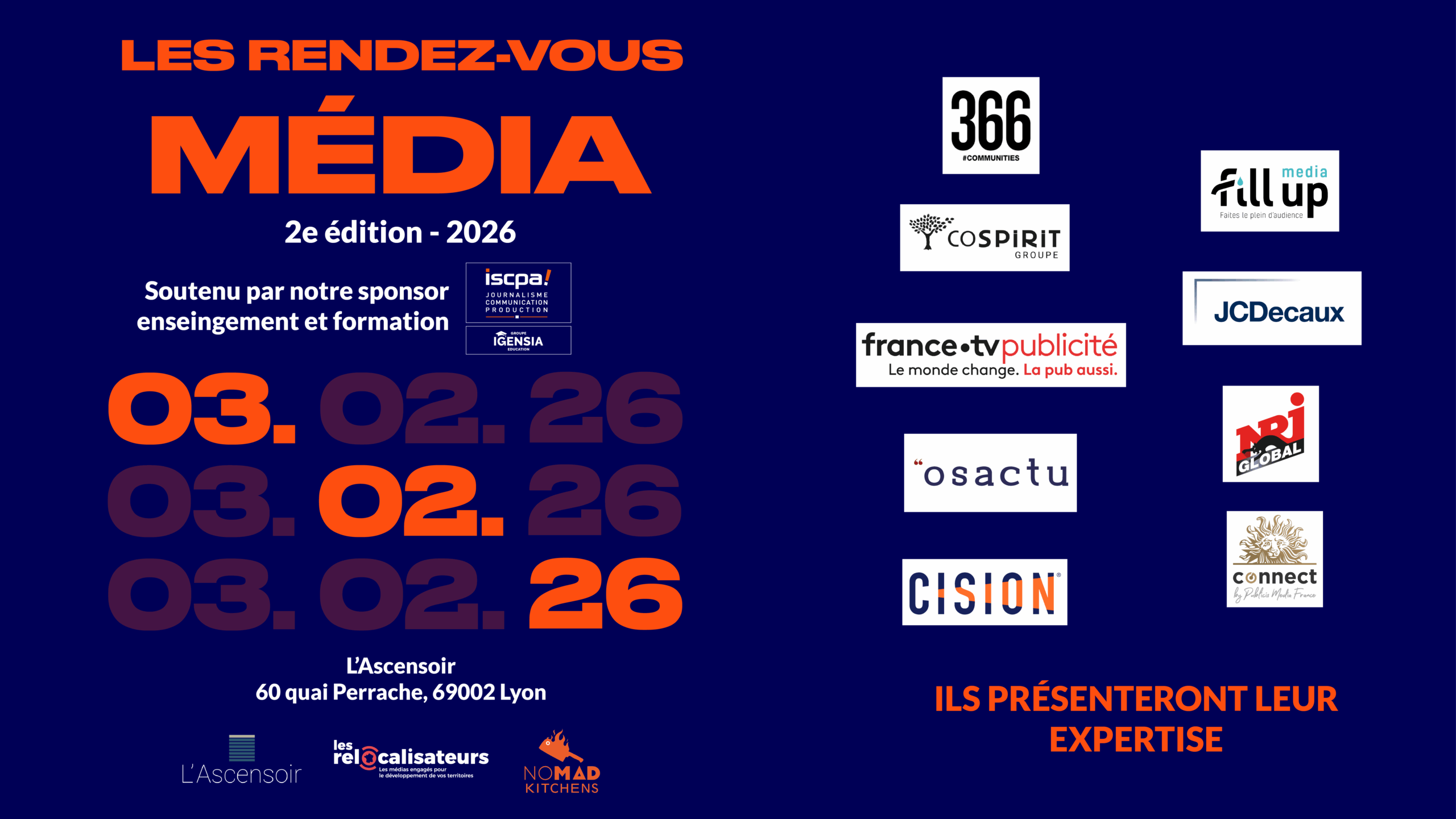 Rendez-Vous Média 2026 : Puissance, précision et qualité