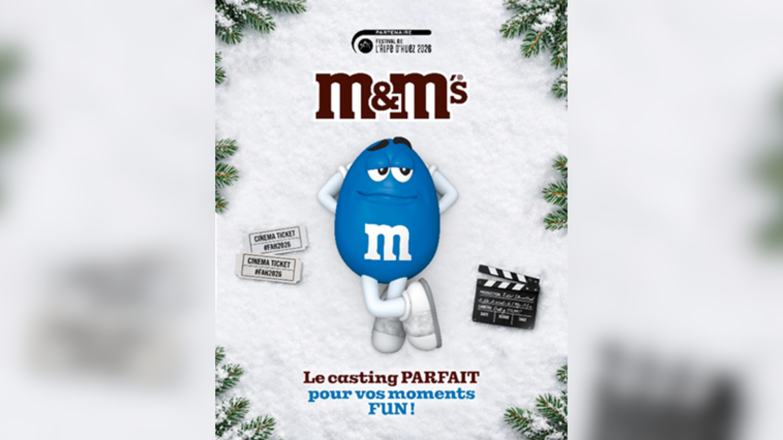 M&M'S s'associe au Festival de l’Alpe d’Huez