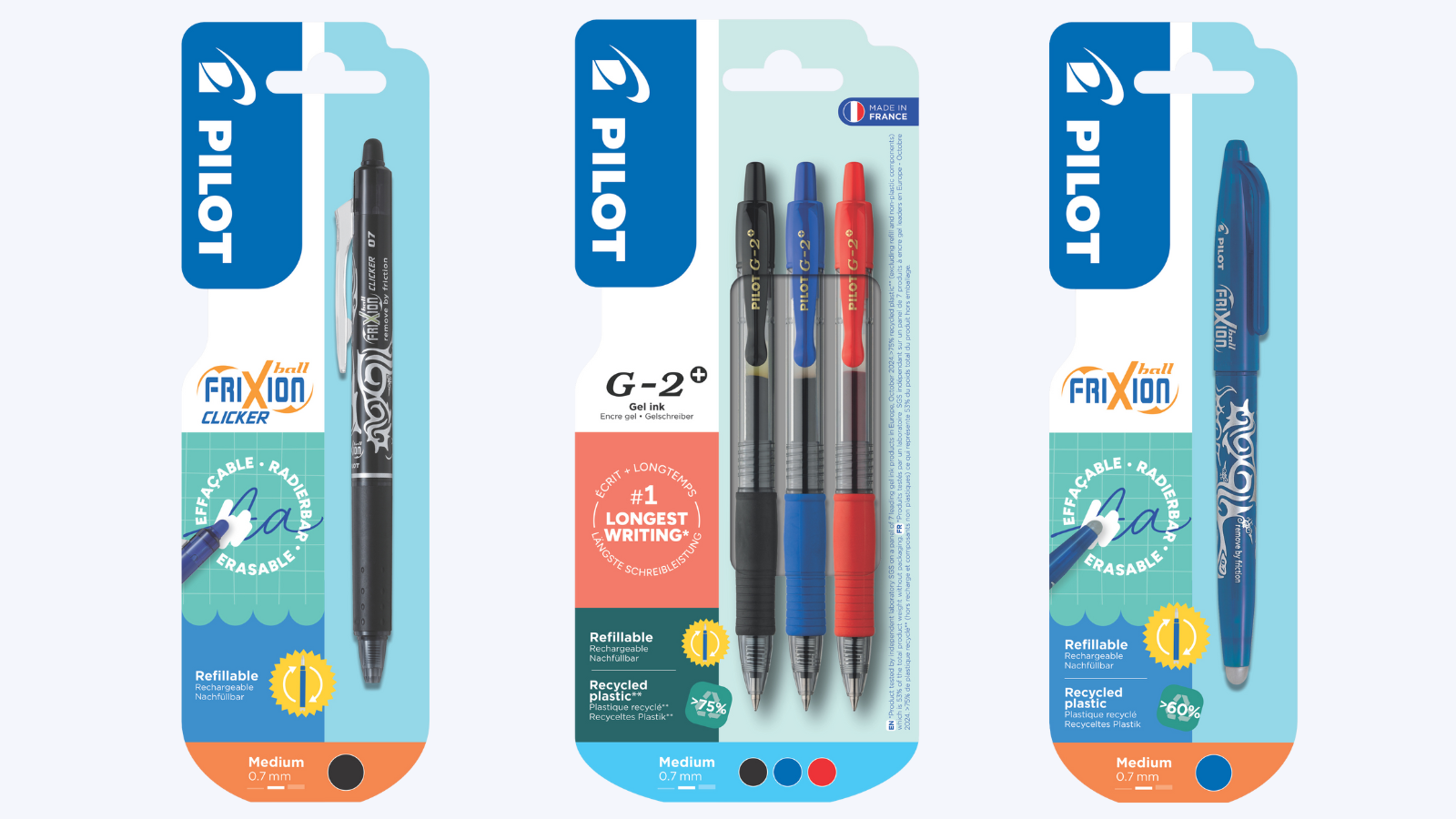 Pilot Europe présente ses nouveaux packagings