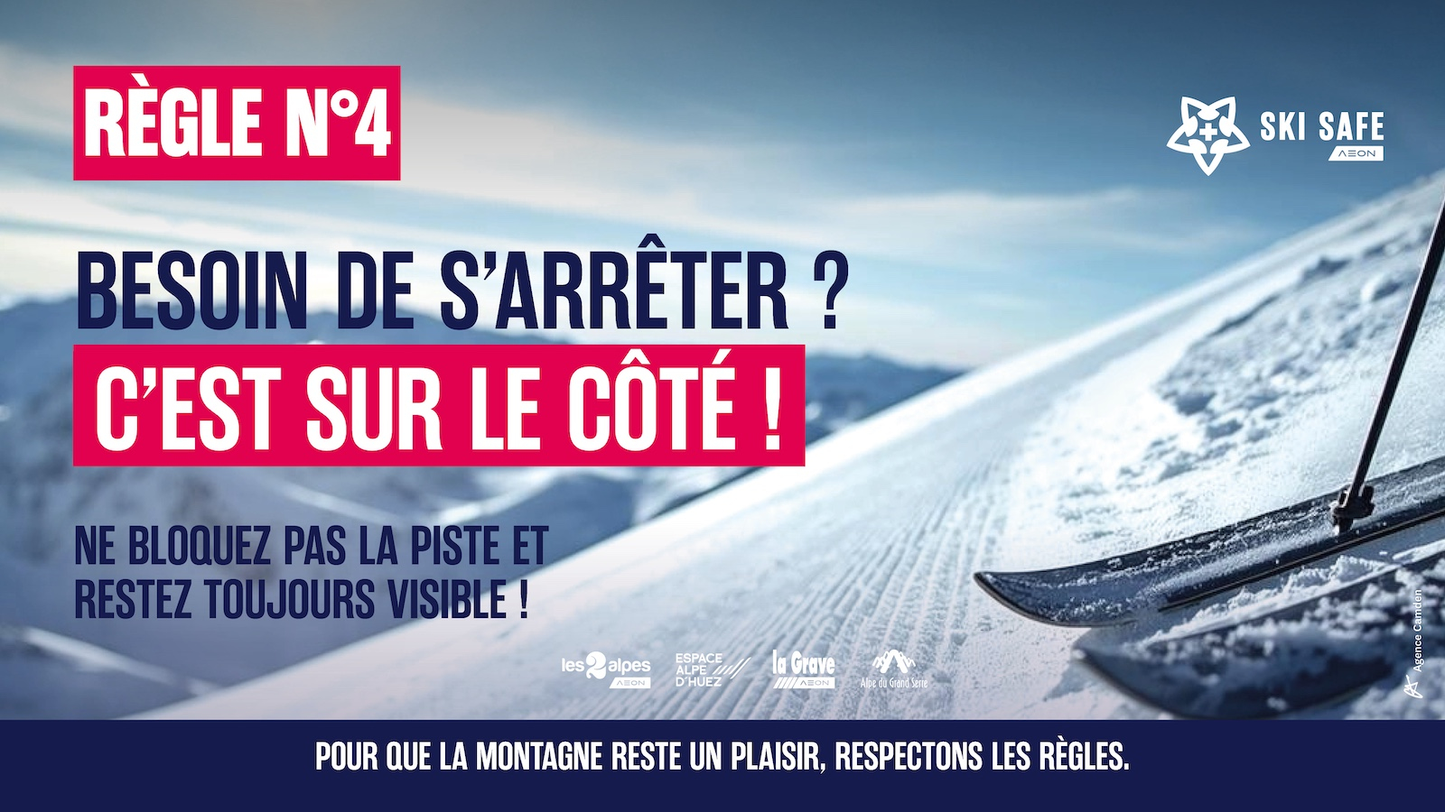 Camden fait la prévention sur les pistes d’Aeon