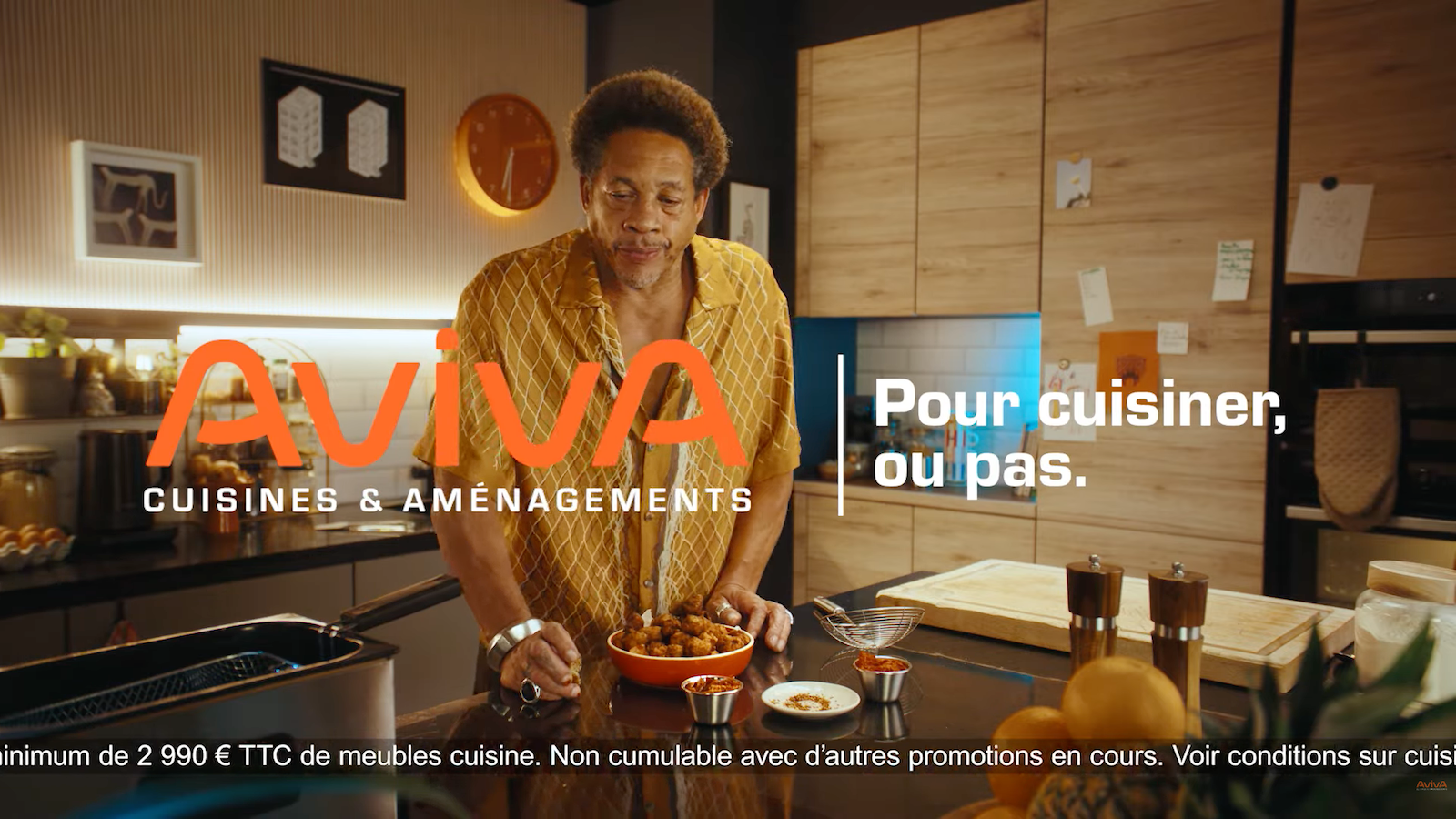 Joey Starr fait ses « anti-tutos » pour Cuisines AvivA