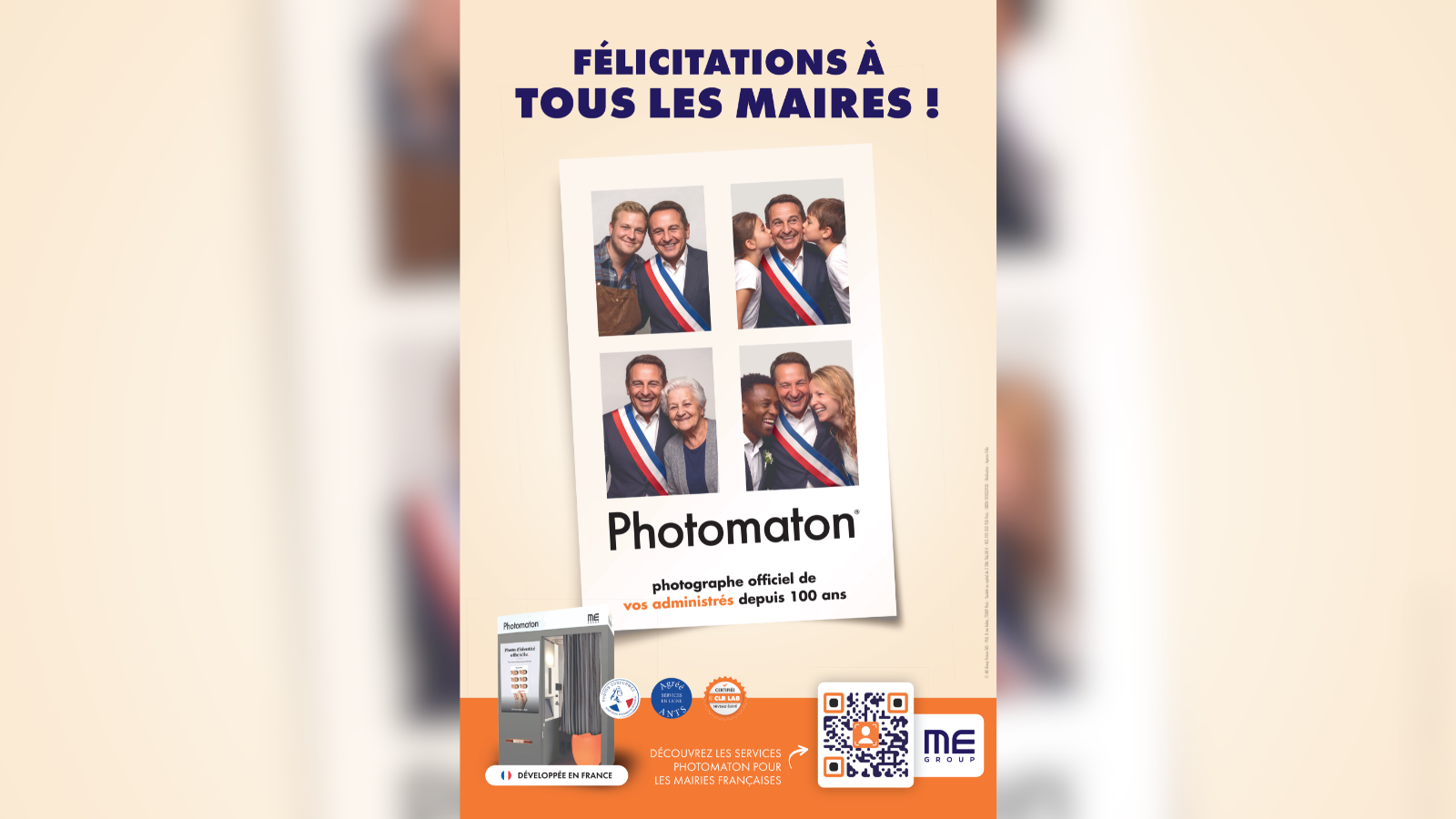 Photomaton touche les maires avec l'agence Félix