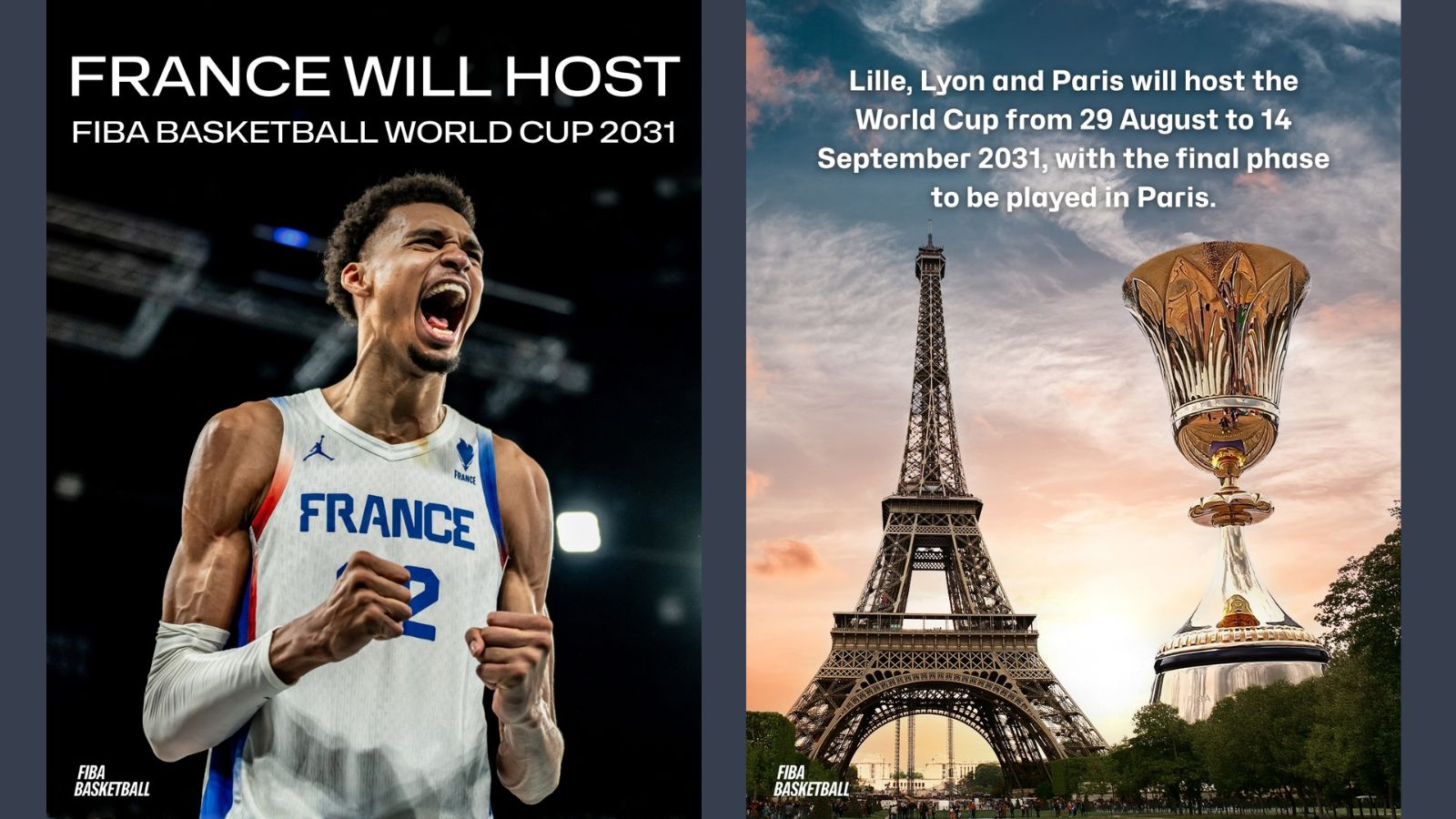 Basketball : Lyon, Paris et Lille accueilleront la Coupe du monde FIBA en 2031