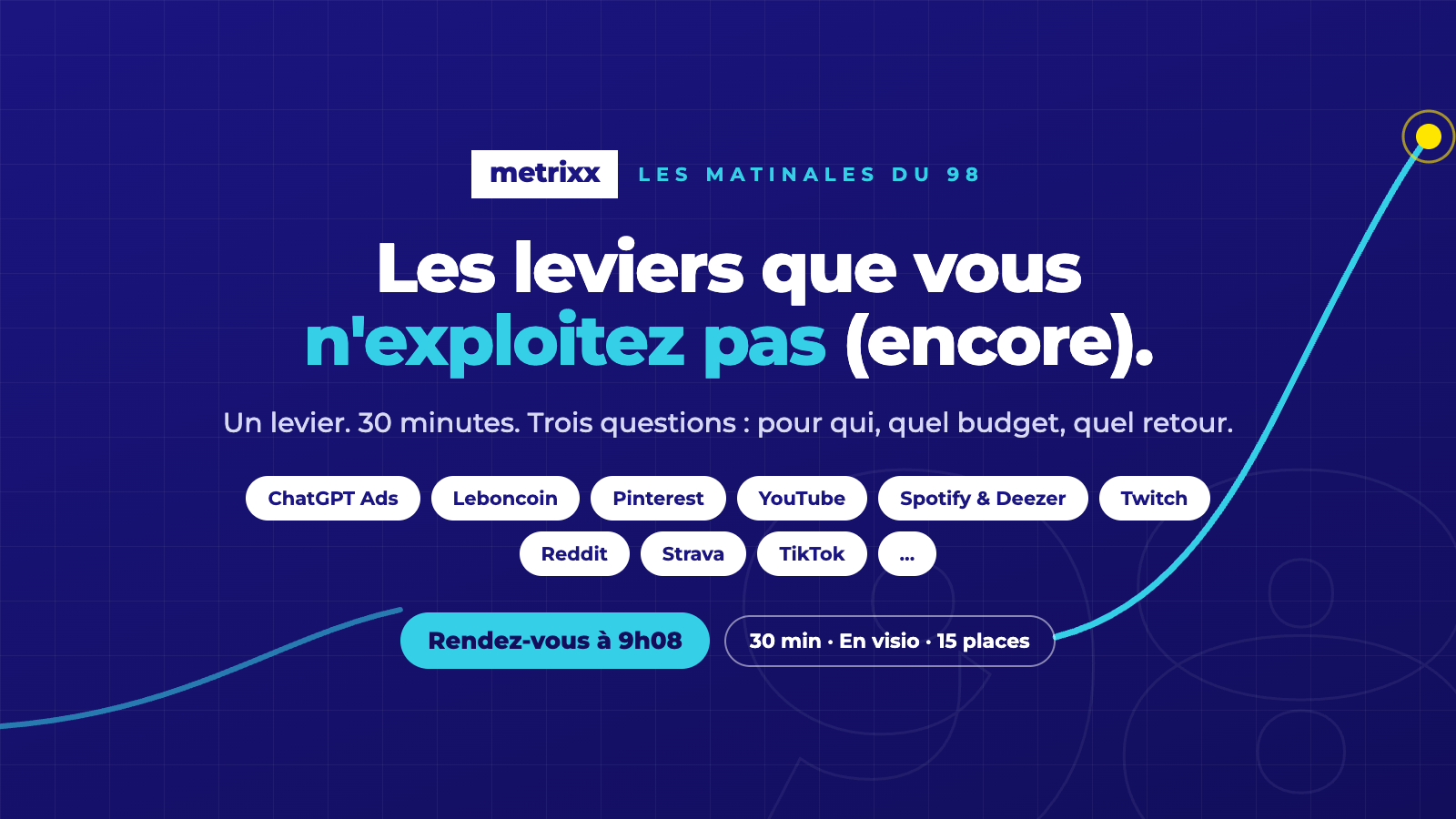 Les Matinales du 98 : 30 minutes pour décrypter les leviers que vous n'exploitez pas (encore)