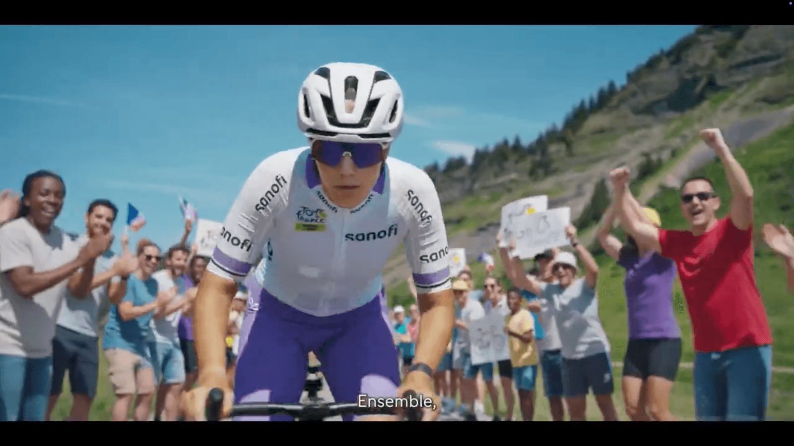 Sanofi sponsorise le maillot blanc du Tour de France