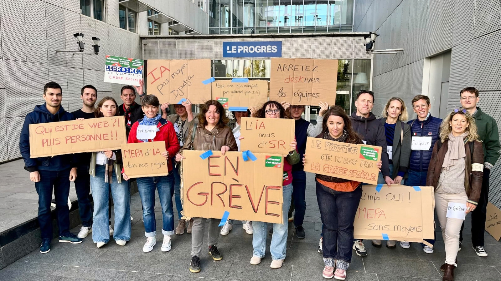 Les journalistes du groupe Ebra sont en grève