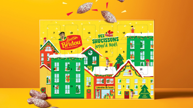 Justin Bridou célèbre Noël avec son calendrier de l'Avent