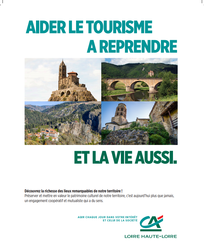 Le Crédit Agricole Loire Haute-Loire veut soutenir le tourisme local