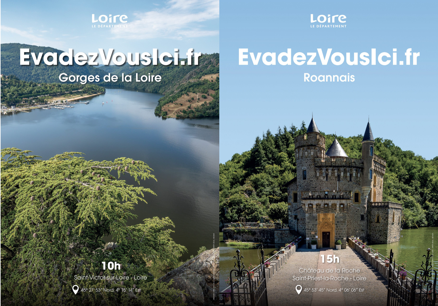 « Évadez-vous ici », le nouveau slogan touristique de la Loire
