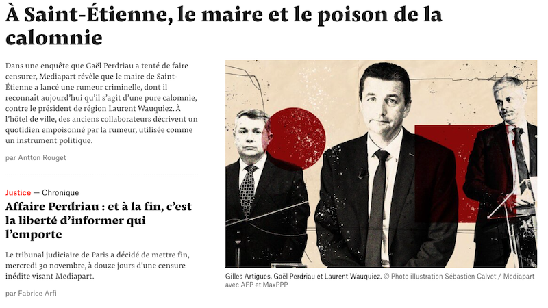 Affaire Saint-Étienne : Mediapart finalement autorisé à publier son enquête
