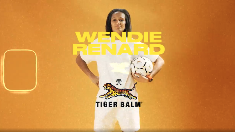 Tiger Balm (Cosmediet) fait campagne avec Wendie Renard