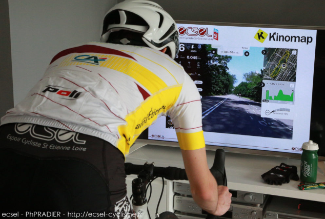 Un grand prix cycliste virtuel à Saint-Étienne