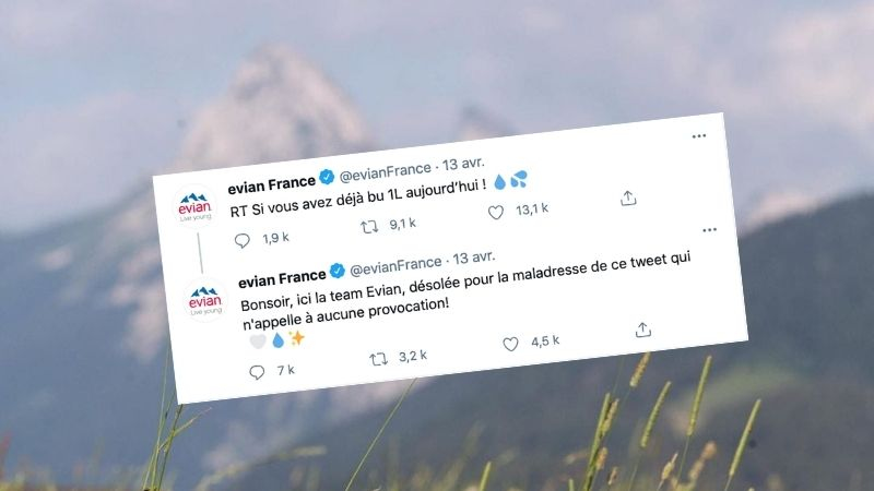 Evian : retour sur la déferlante de tweets