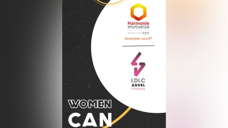 LDLC ASVEL féminin et Harmonie Mutuelle sensibilisent sur les biais sexistes