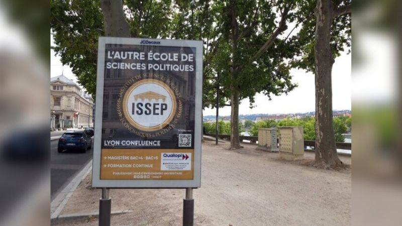 L’ISSEP, l’école de Marion Maréchal, s’affiche dans les rues de Lyon