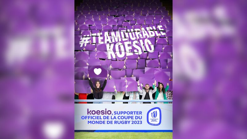 Koesio sponsorise la Coupe du Monde de Rugby 2023