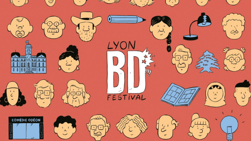 Fabien Toulmé dessine l’affiche du Lyon BD Festival
