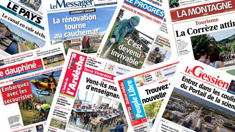 Aides à la presse : les titres les plus aidés dans la région