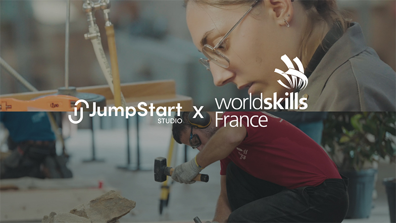 JumpStart Studio met en lumière la jeunesse et le talent de WorldSkills France