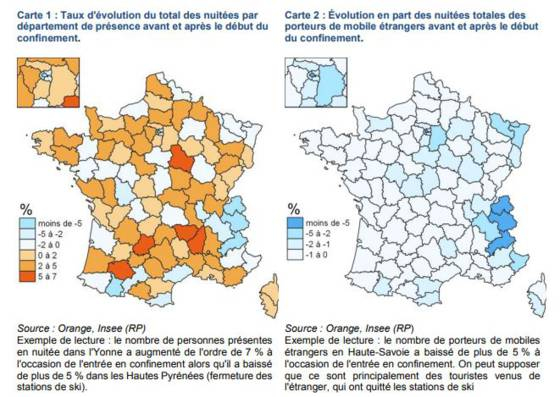 Confinement&nbsp;: chute de la population dans le Rhône et les Alpes, les départements ruraux en hausse