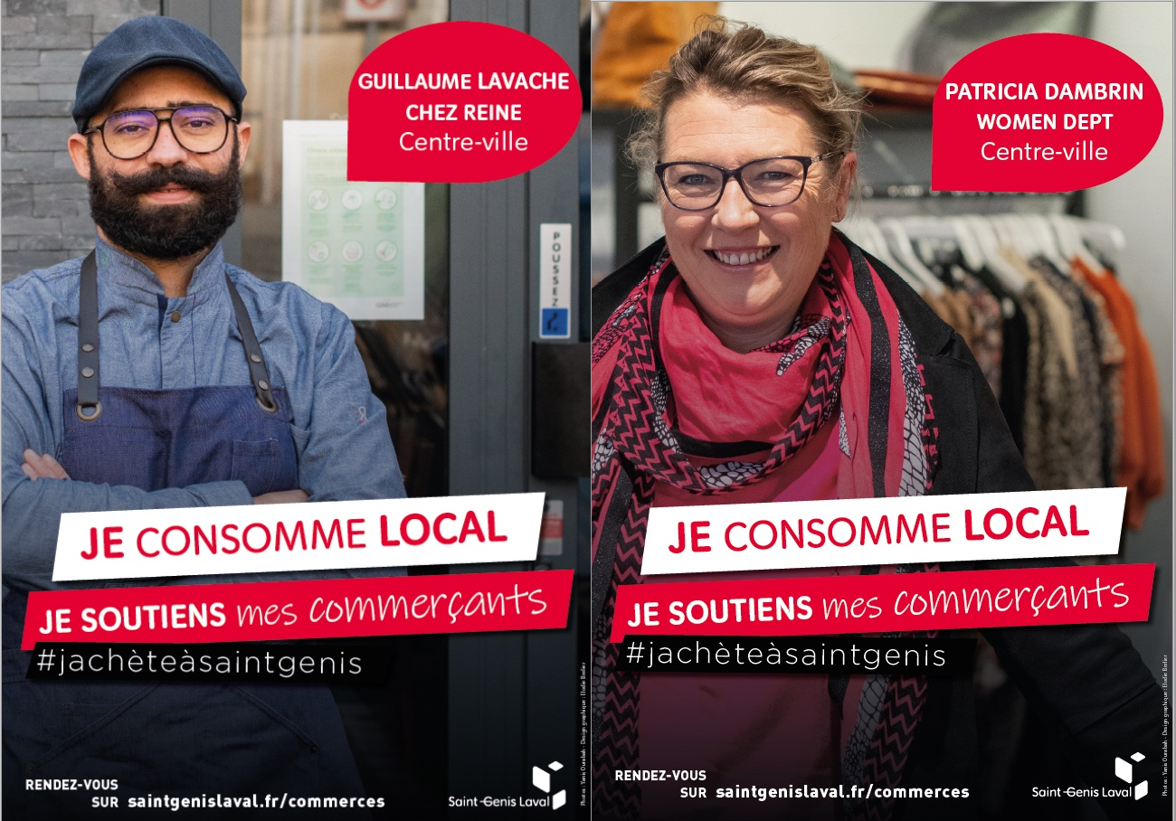Saint-Genis-Laval communique pour ses commerçants