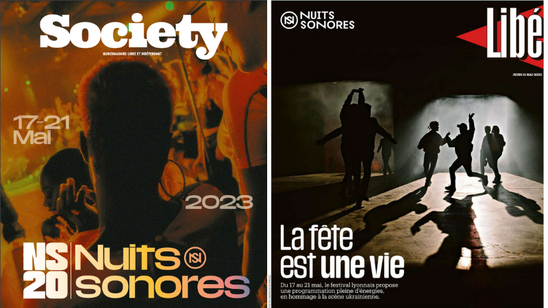 Le festival Nuits sonores s'offre deux suppléments dans Libération et Society