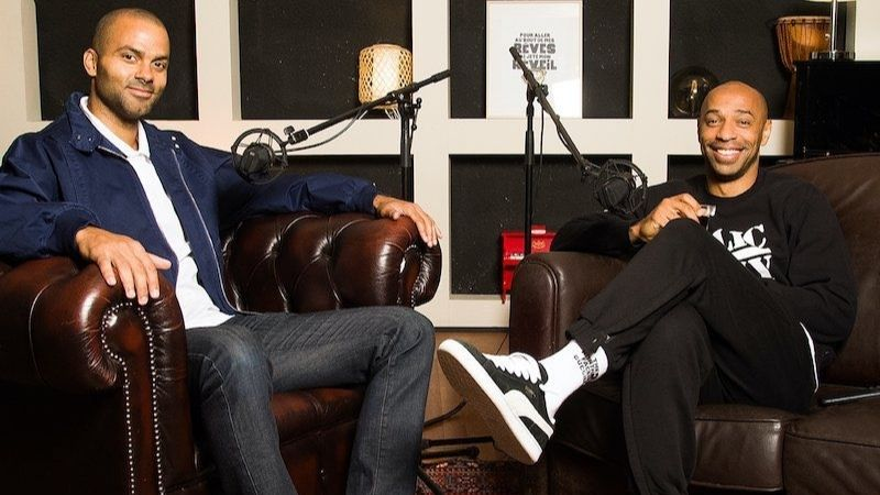 Tony Parker lance « Tony Parker, le podcast » avec Thierry Henry
