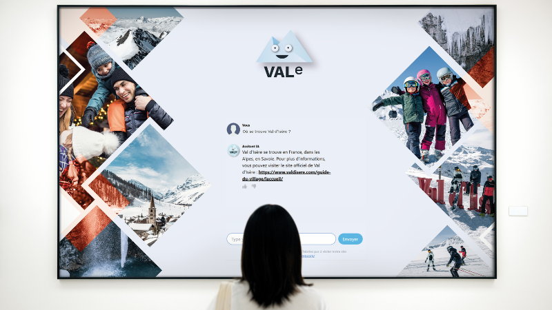 Avec Val-e, Val d’Isère fait le pari de l'information par l'IA