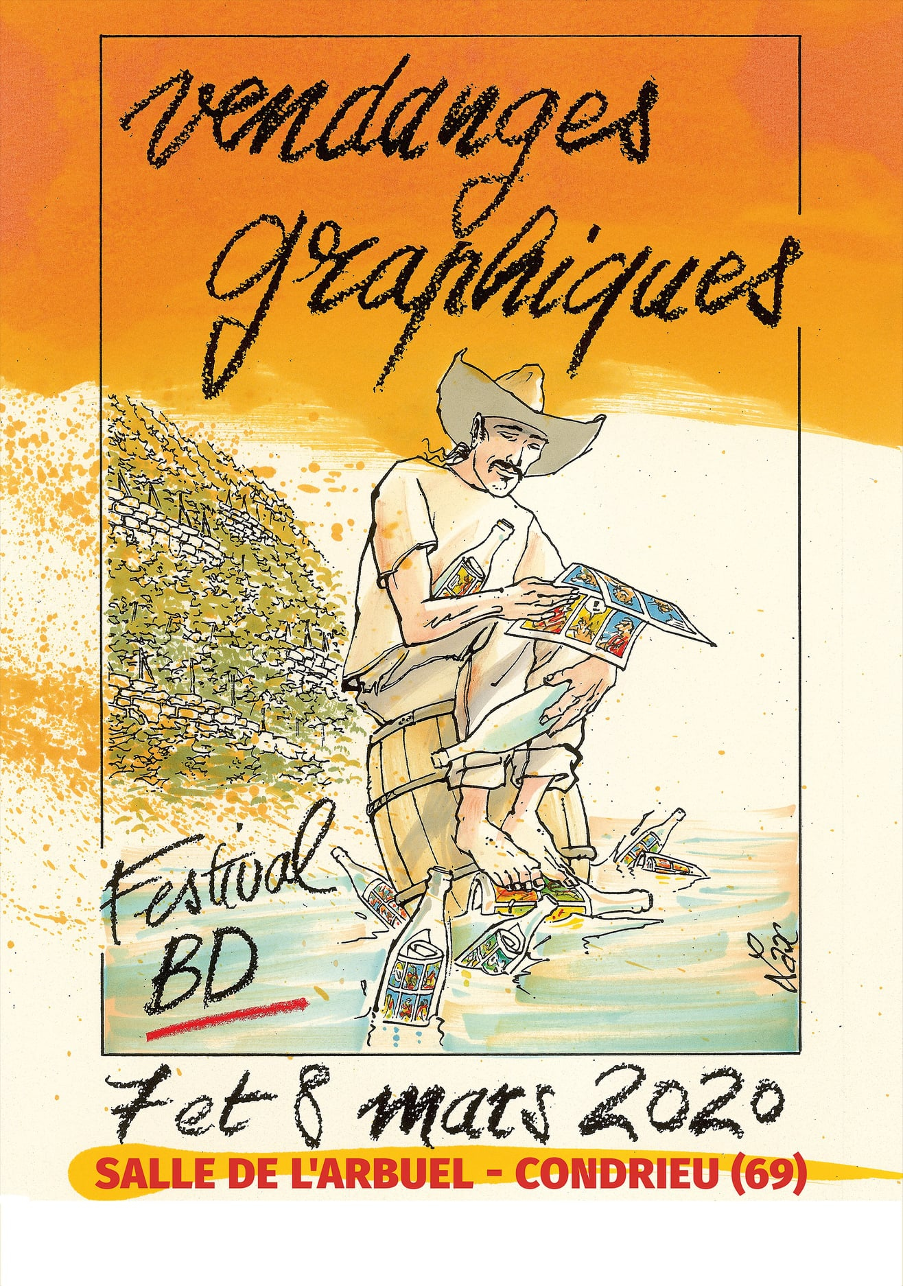Vendanges graphiques, un festival de BD à Condrieu