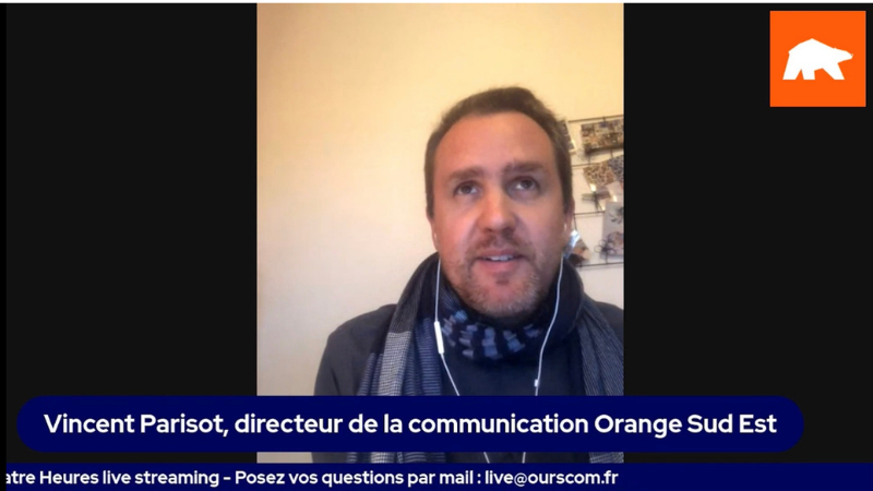 Le Quatre Heures live / Vincent Parisot (Orange) : « Une information courte et précise »